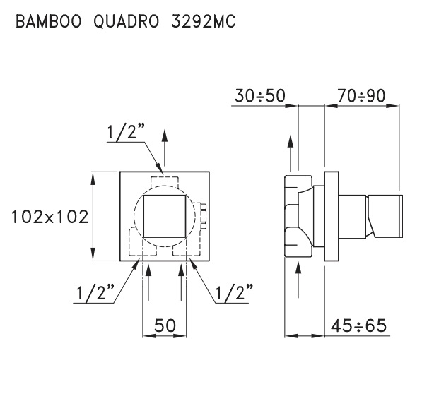 disegno tecnico stella bamboo q 3292